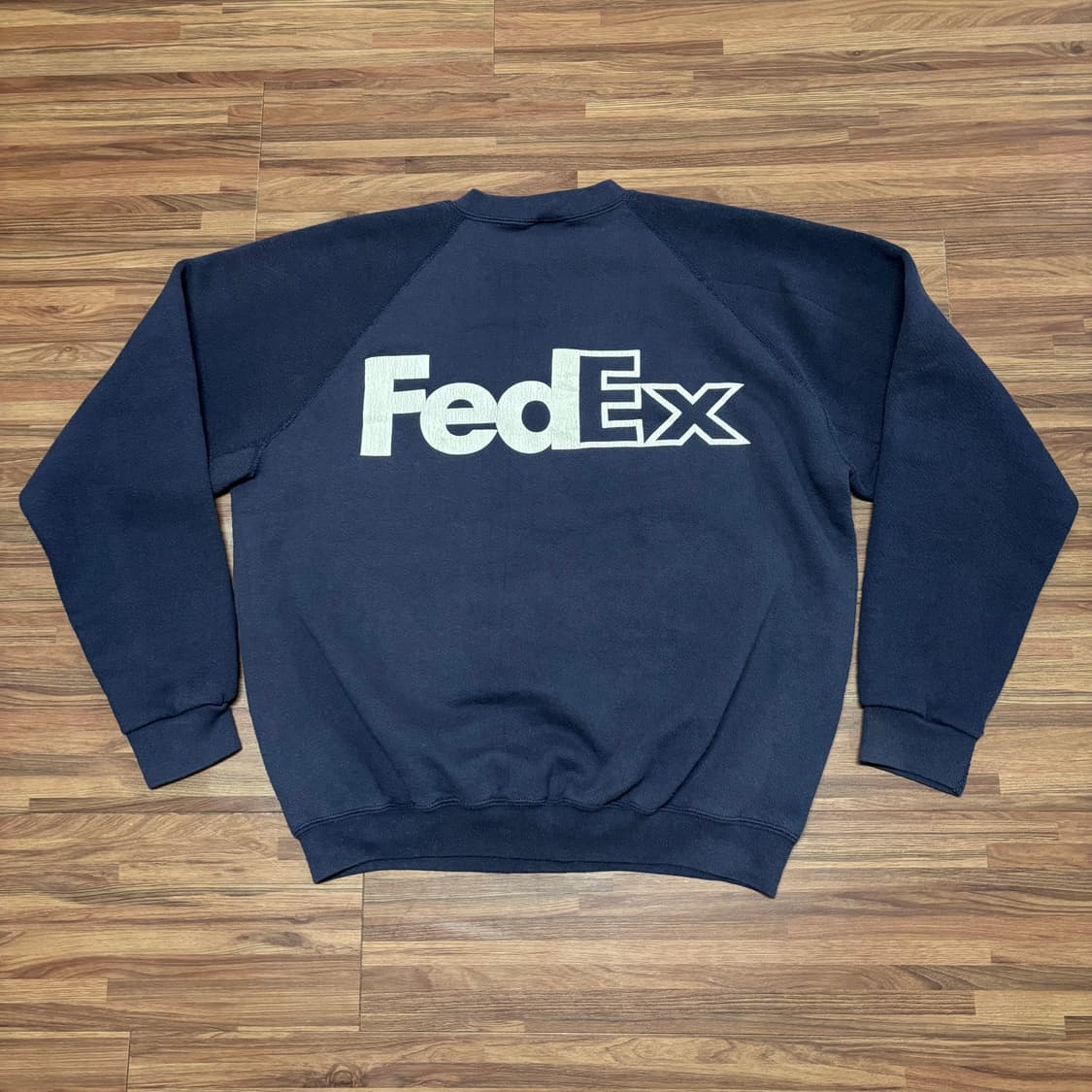 미제 90s 빈티지 FedEx 페덱스 네이비 discus 스웻셔츠 맨투맨 상품이미지3