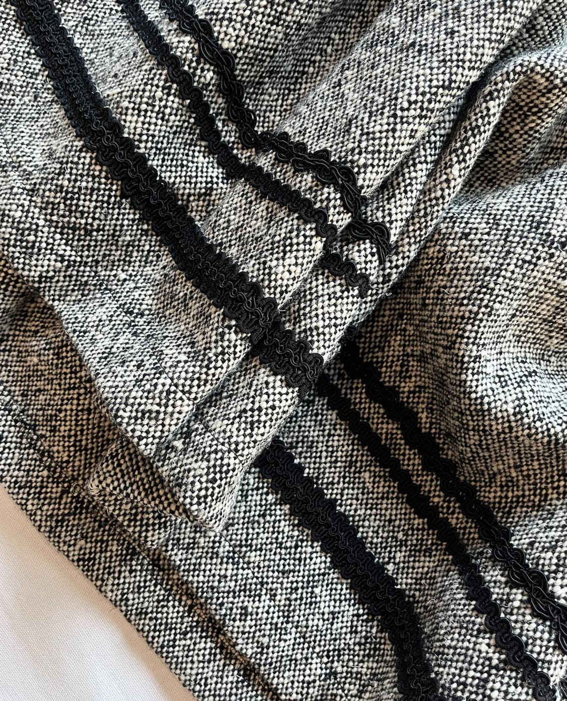 COMME DES GARCONS tweed wool skirt 상품이미지8