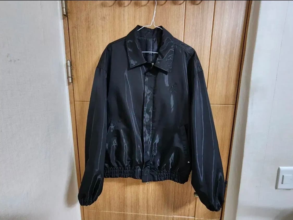 (XL)미나브 필름 트월 봄버 자켓 블랙 상품이미지2