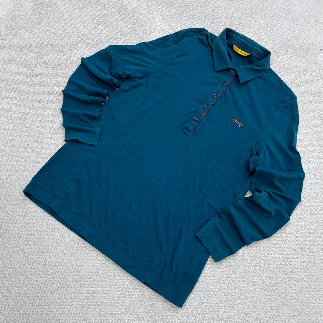 100 루이까스텔 긴팔 카라 티셔츠 0402E 상품이미지1