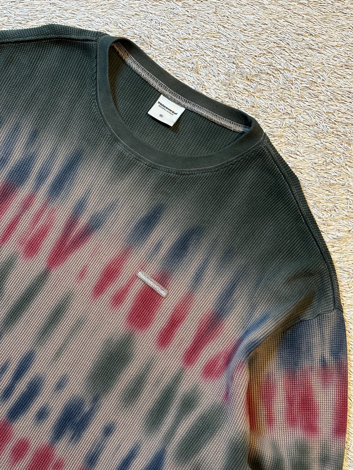 디스이즈네버댓 타이다이 와플 니트 롱슬리브 긴팔 상품이미지2