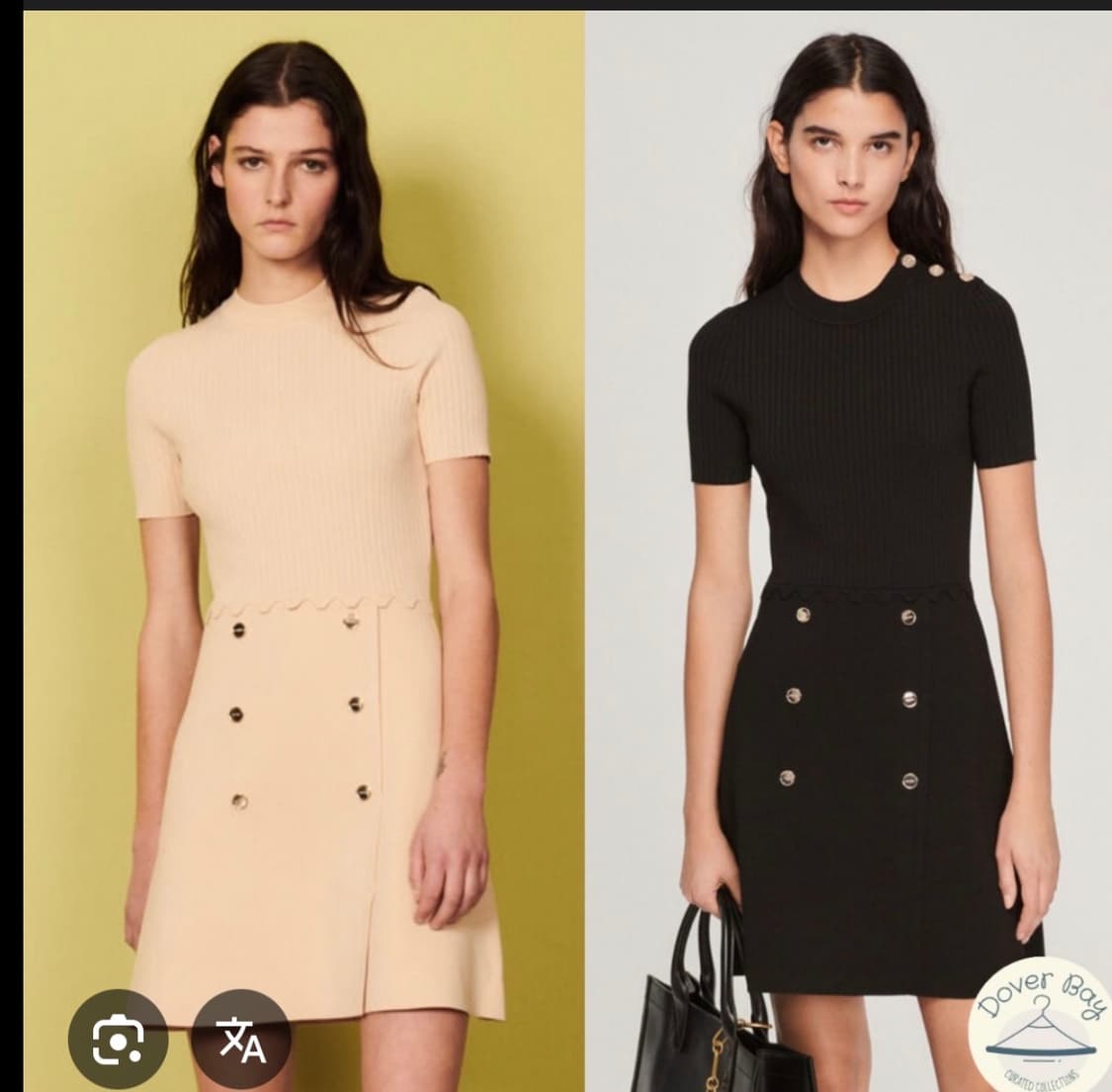 산드로 골지 니트 원피스 상품이미지1