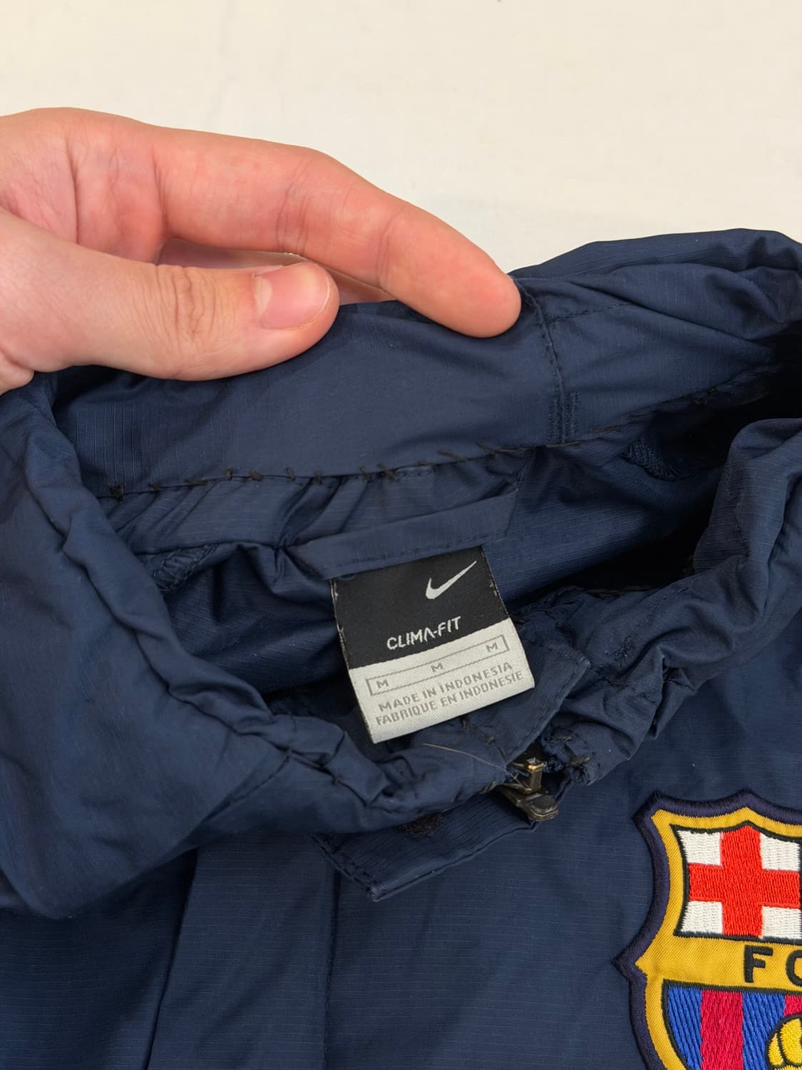 나이키 06-07 바르셀로나 바람막이 네이비 상품이미지4