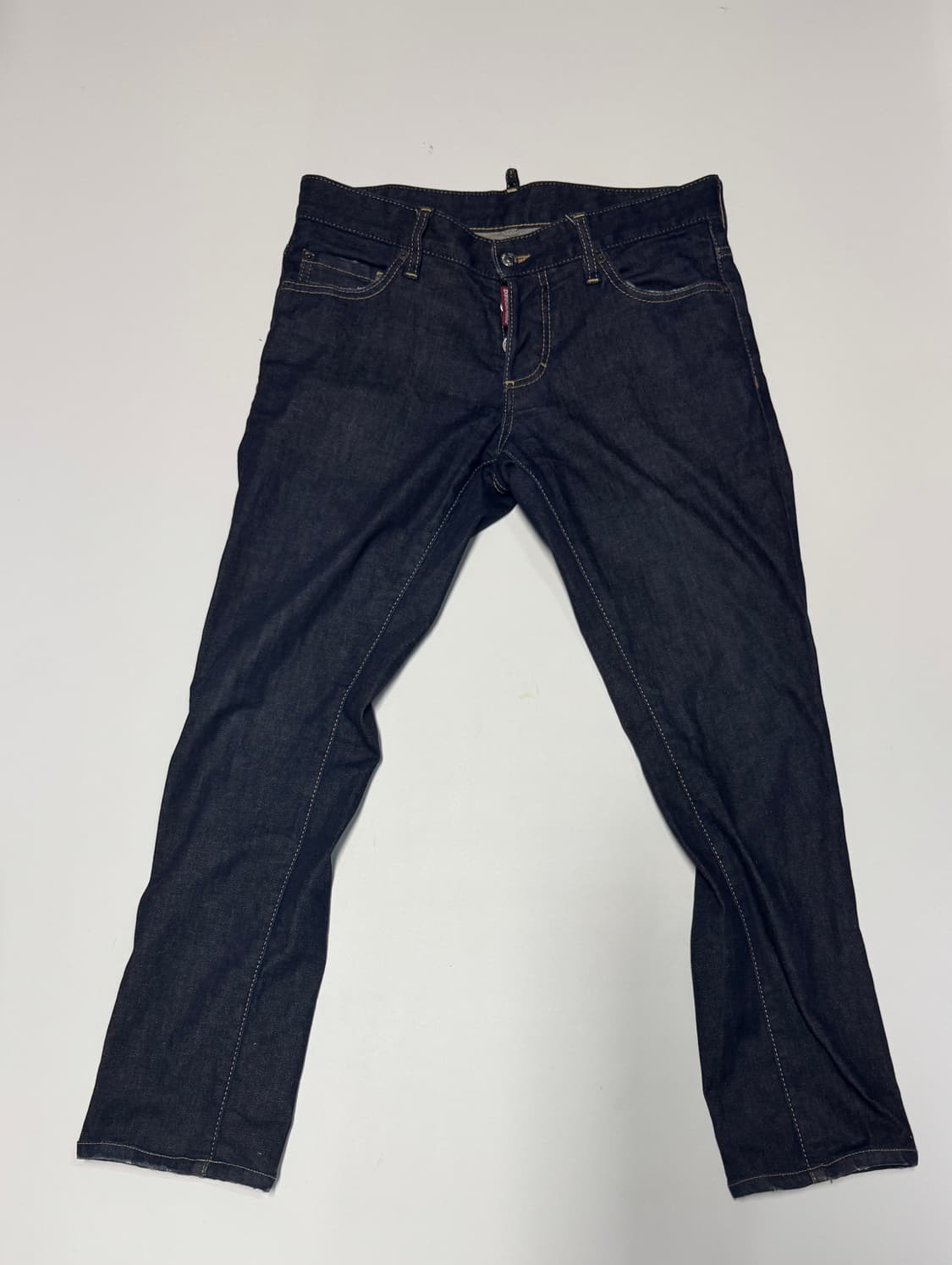 디스퀘어드2 빈티지 워싱 버튼 생지 데님팬츠 46 상품이미지1