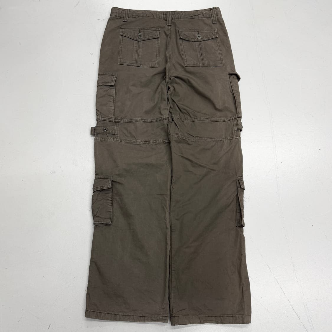 멀티포켓 Y2K 탄창 밀리터리 빈티지 와이드 카고팬츠 상품이미지3