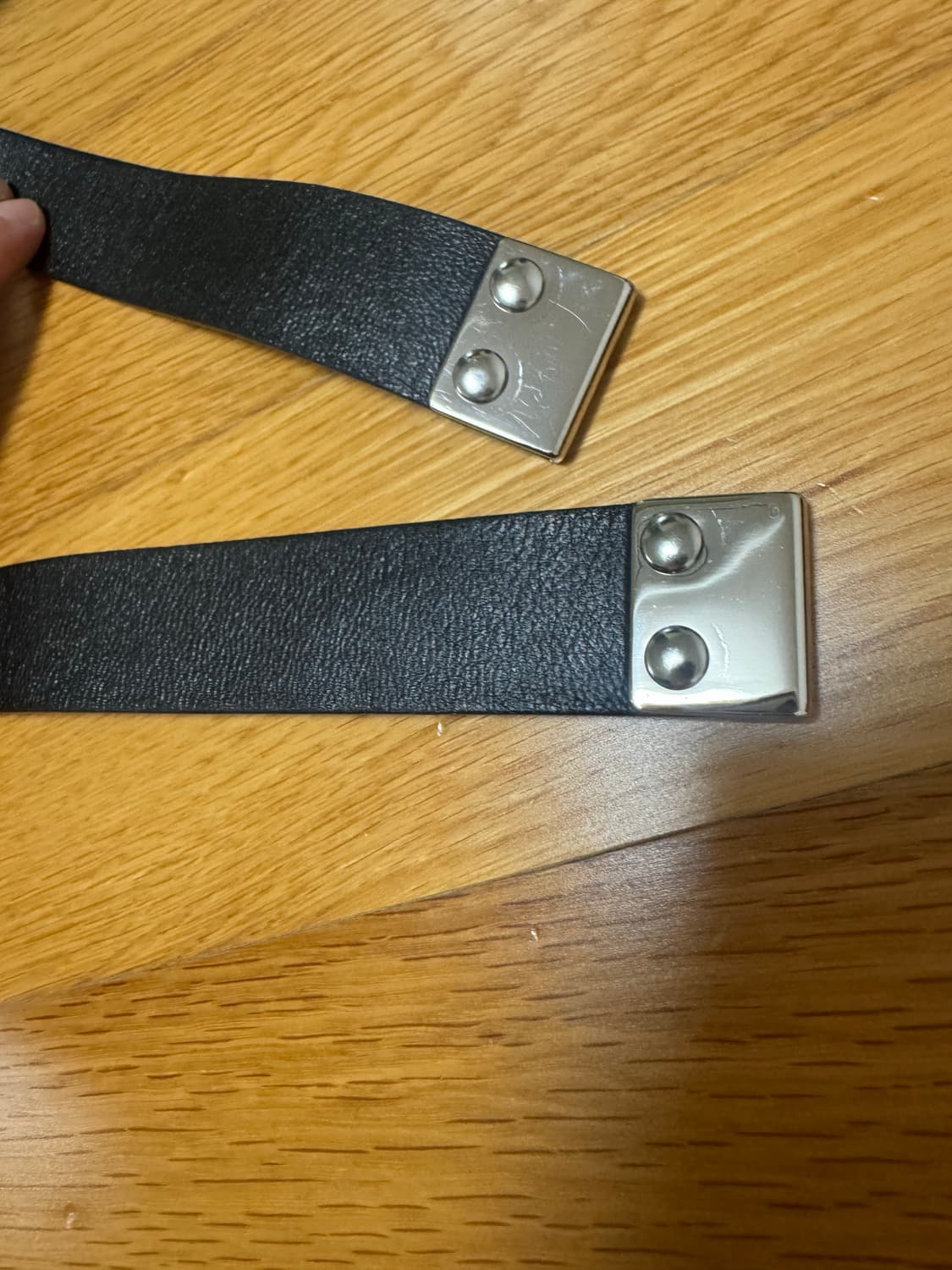 마르니 블랙 양가죽 벨트 상품이미지5