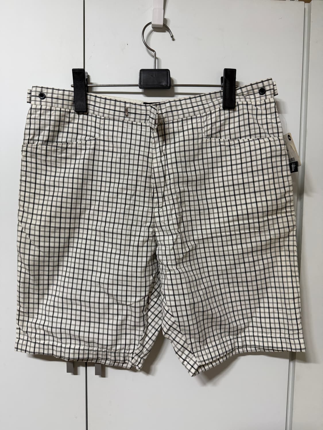 스투시 체크 반바지 상품이미지1