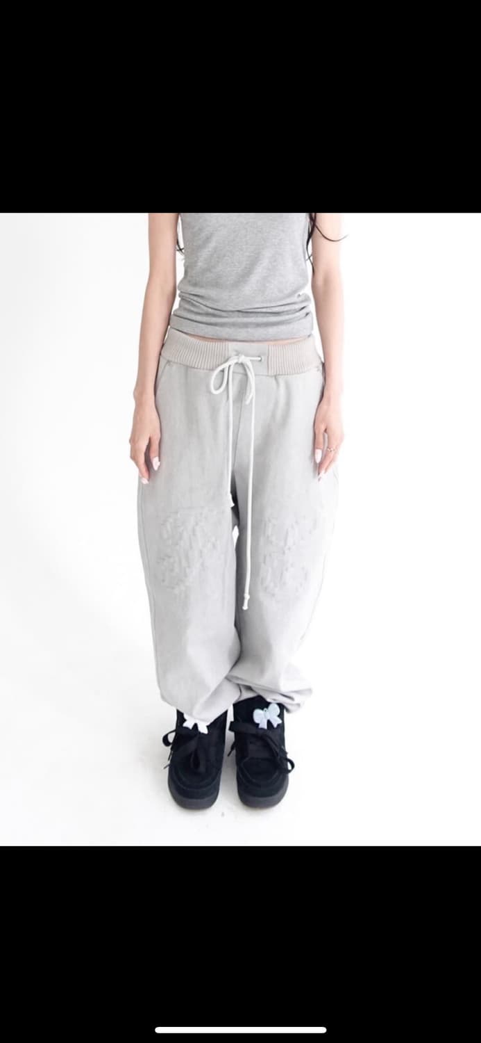 샵페어리 자수 트레이닝팬츠 상품이미지1
