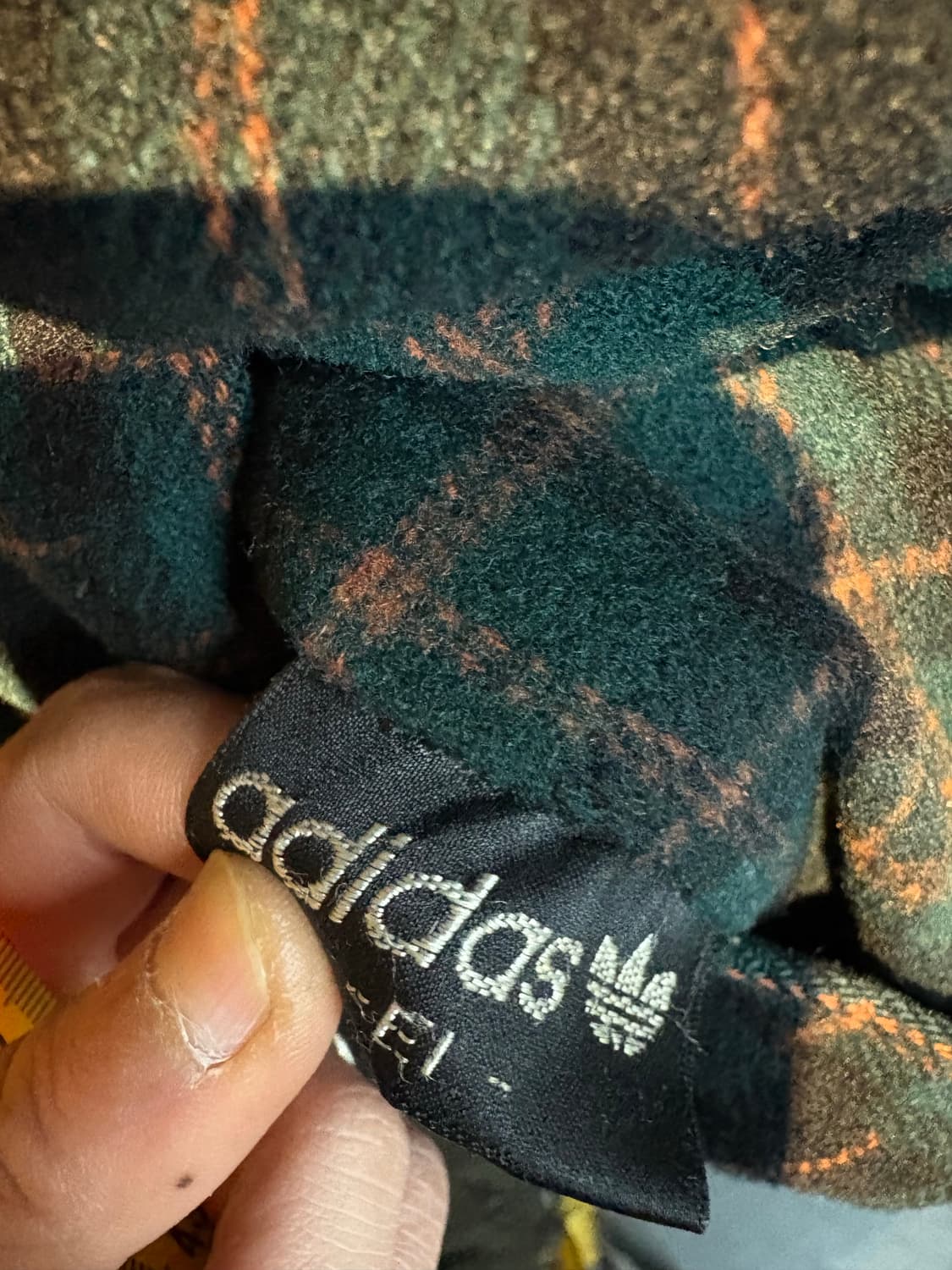 아디다스 빈티지 그린 체크 리버시블 자켓 A3245 상품이미지7