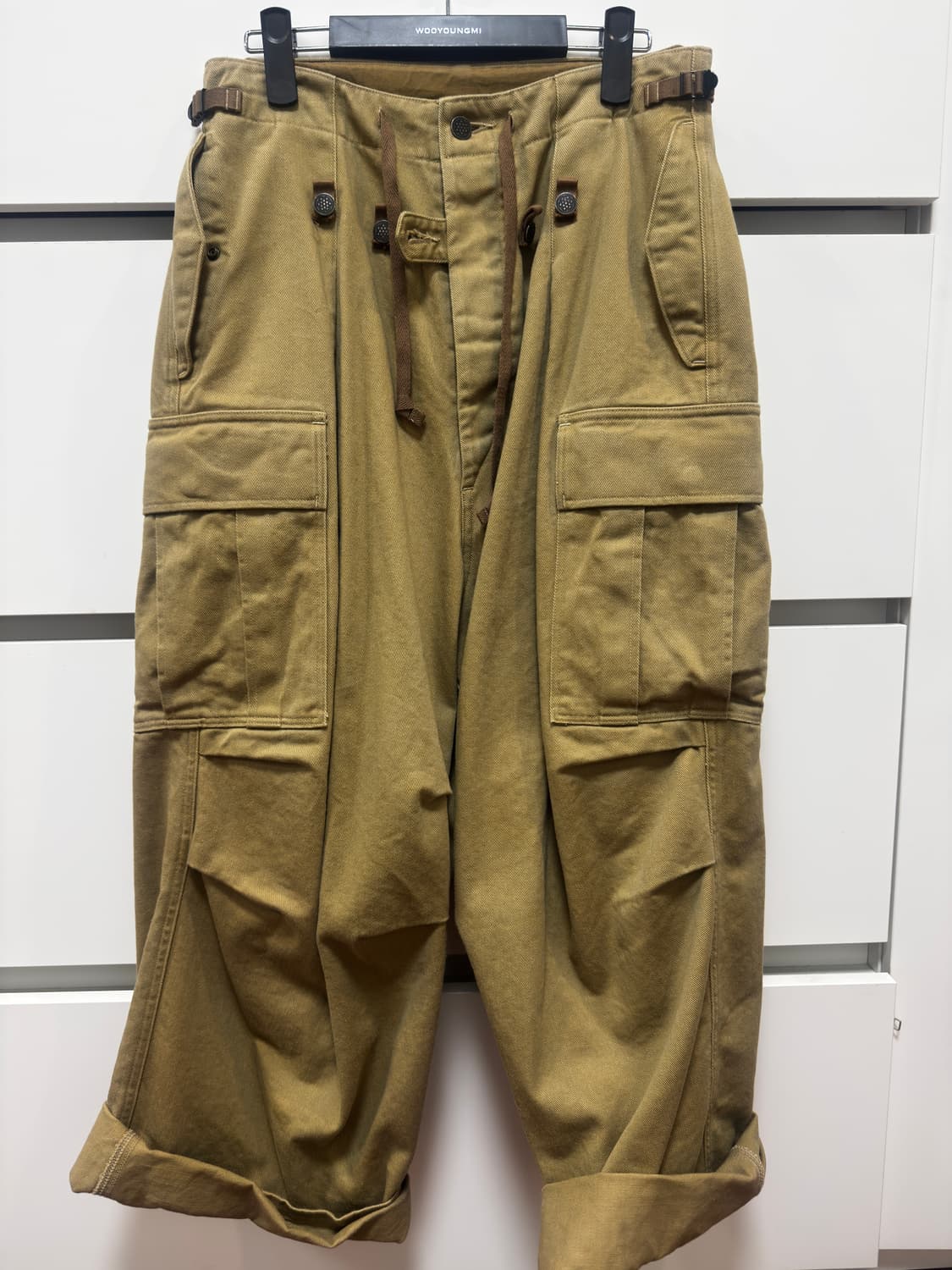 캐피탈 헤비드릴 점보카고 팬츠 베이지 상품이미지1