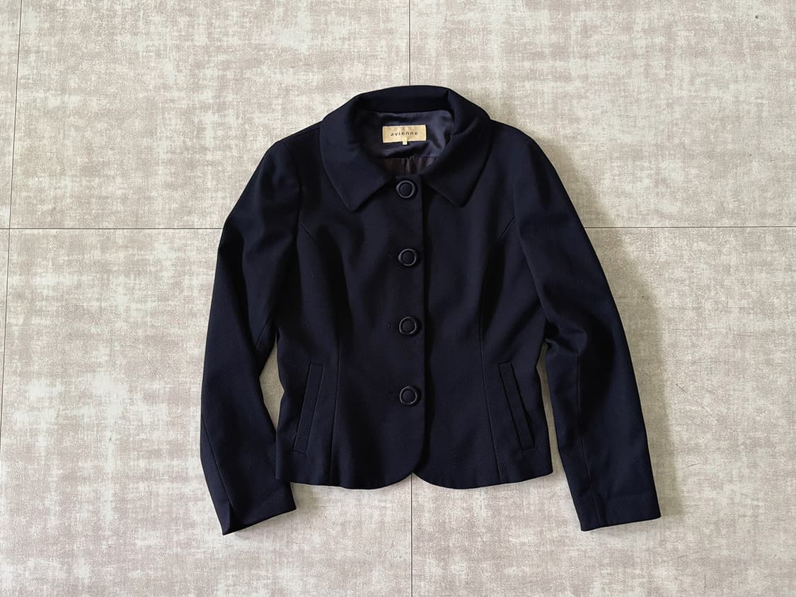 navy button jacket 상품이미지1