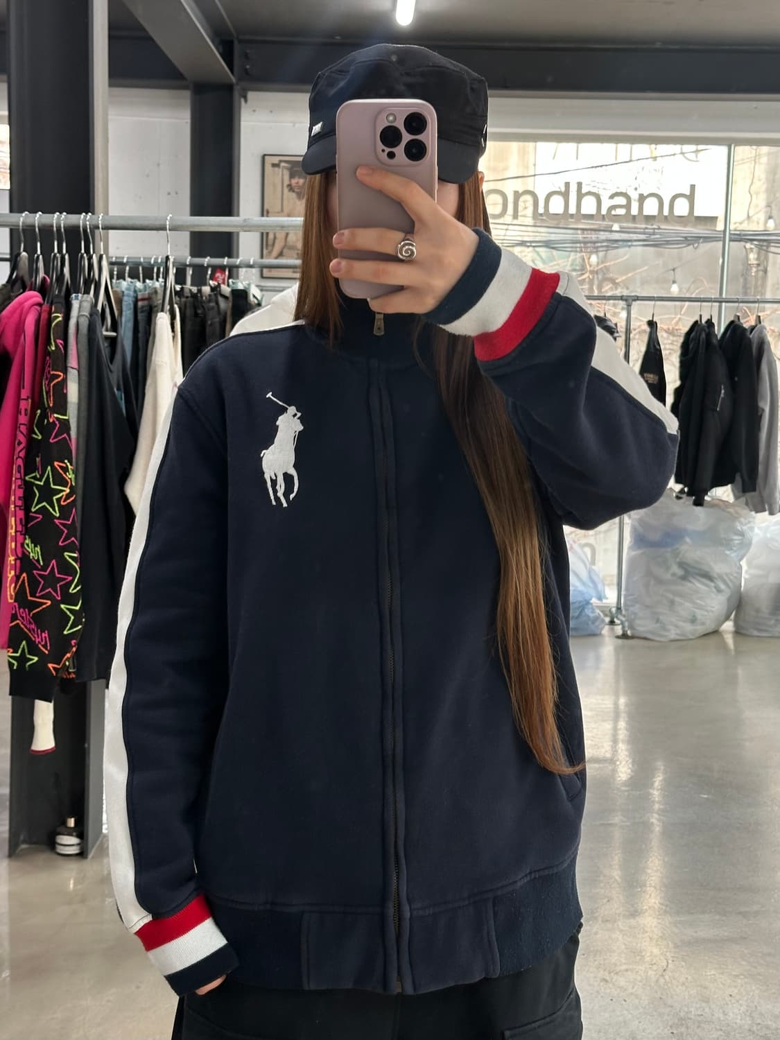 폴로랄프로렌 00s 빅포니 트랙 집업 상품이미지1