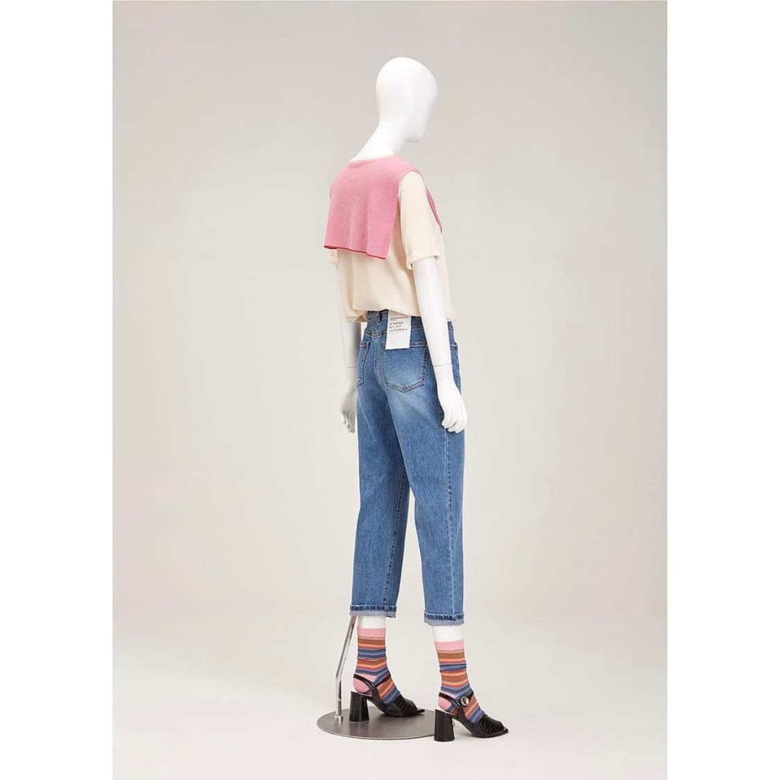 SJSJ 봉제라인 데님 팬츠 상품이미지1