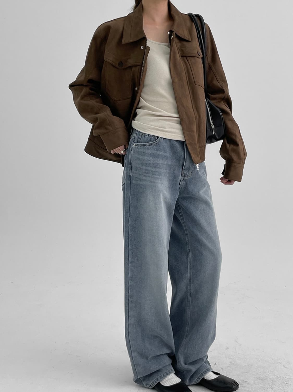  블랙업 캠프넛 웨스턴 스웨이드 자켓 상품이미지4