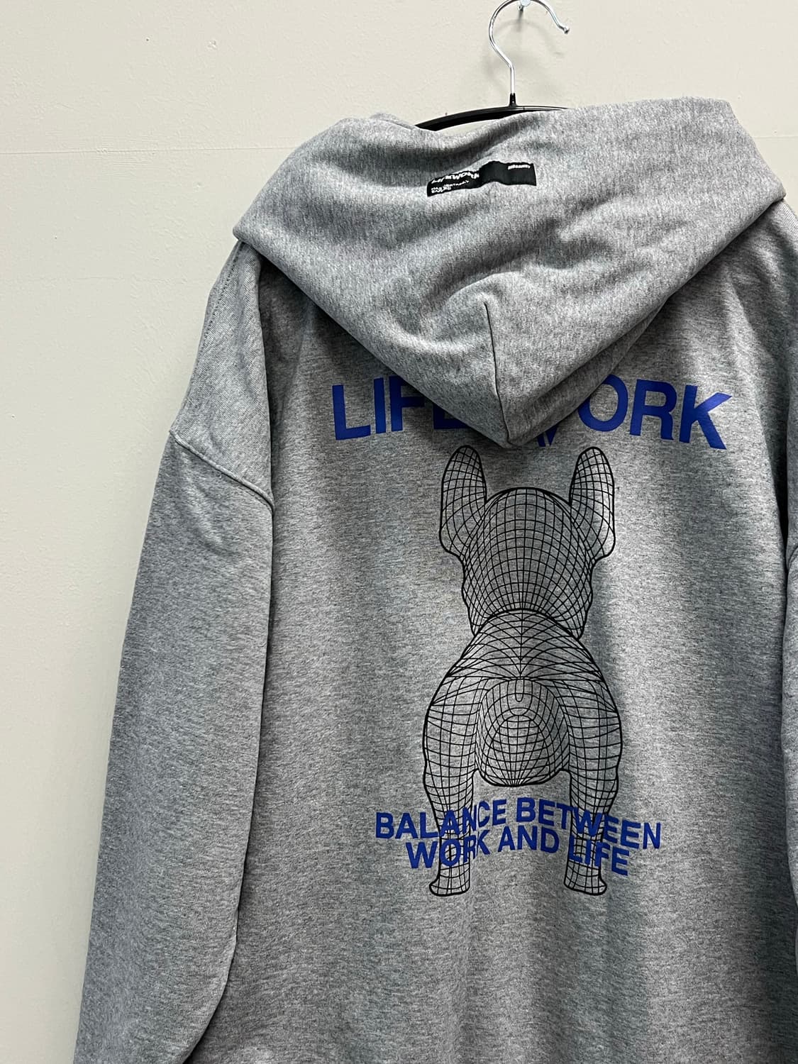 라이프워크 후드 티 그레이 상품이미지7
