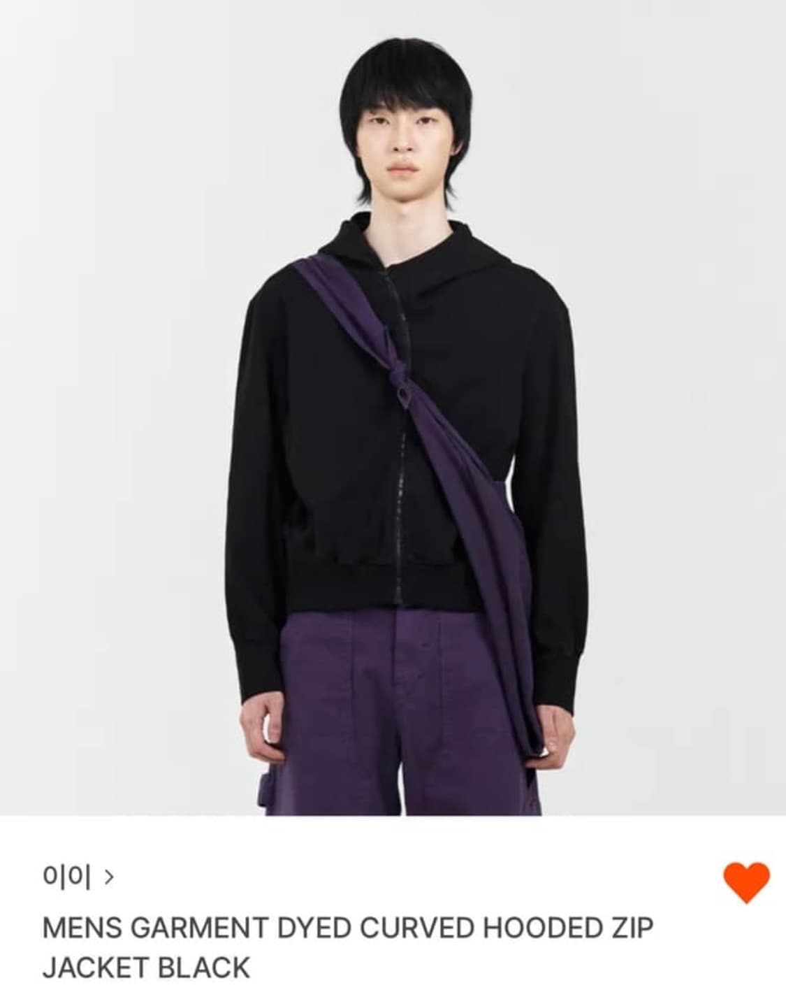 EE 누마레 후드집업 블랙 M 또는 L 삽니다 상품이미지1