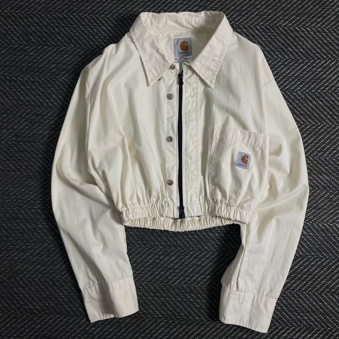 칼하트 리메이크 투웨이 크롭 셔츠 자켓o 3530 상품이미지1