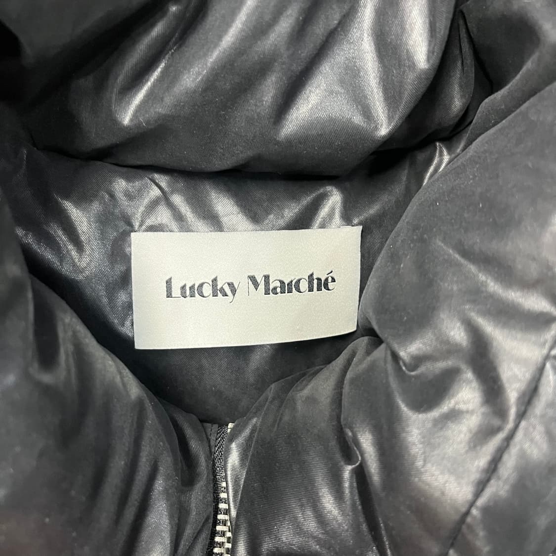  럭키 마르쉐 크롭 패딩 상품이미지5