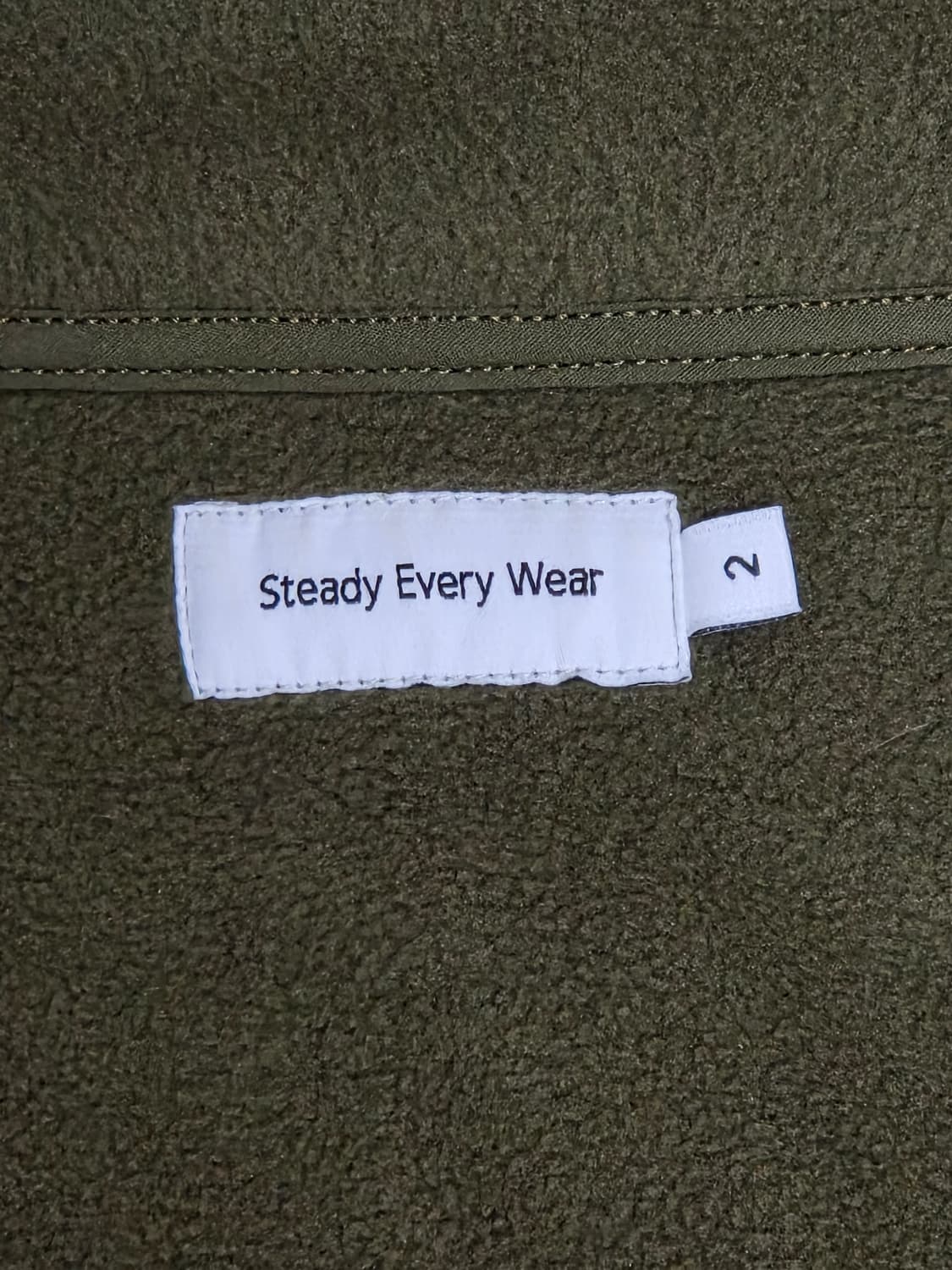 스테디에브리웨어 플리스 풀오버 올리브 2 상품이미지3