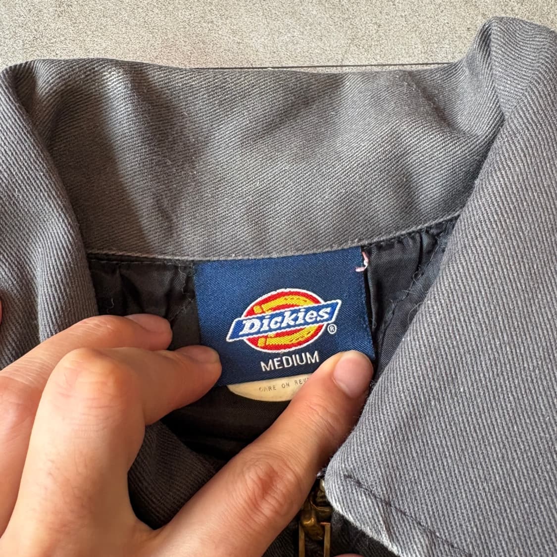 디키즈 아이젠하워 누빔 그레이 워크 자켓 상품이미지5