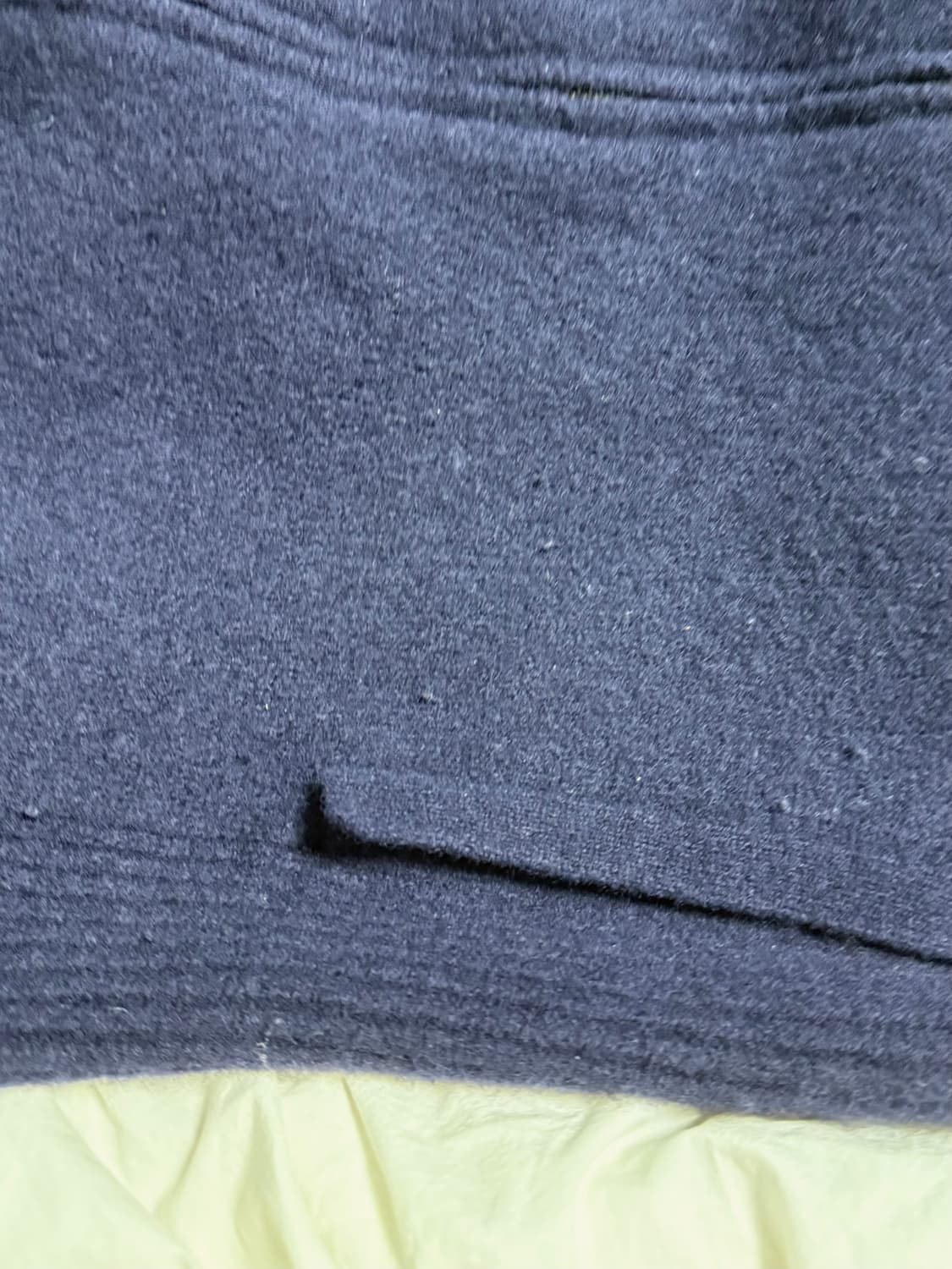 폴로 빅포니 울 니트집업 네이비 상품이미지4