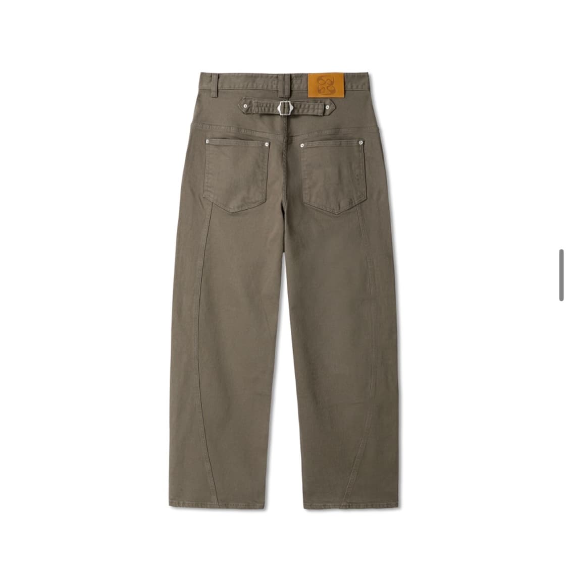 9999아카이브 flow slit 커브드 팬츠 상품이미지3