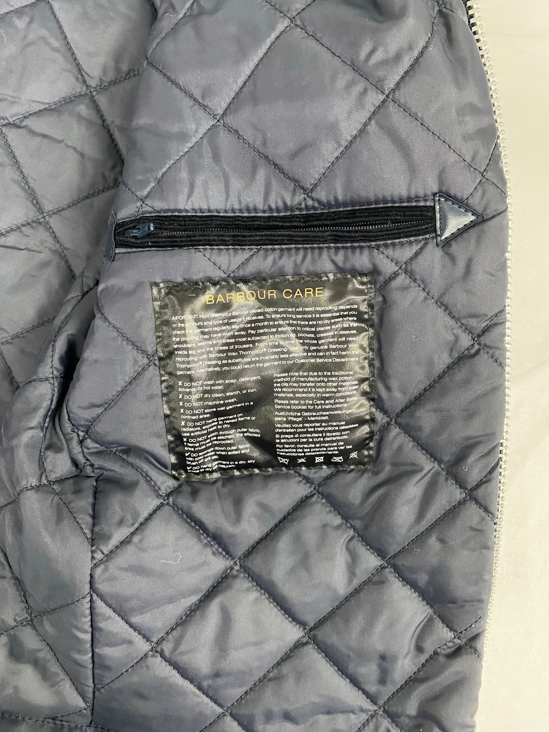 바버 Barbour 인터내셔널 듀크 왁스 자켓 (S) 상품이미지6