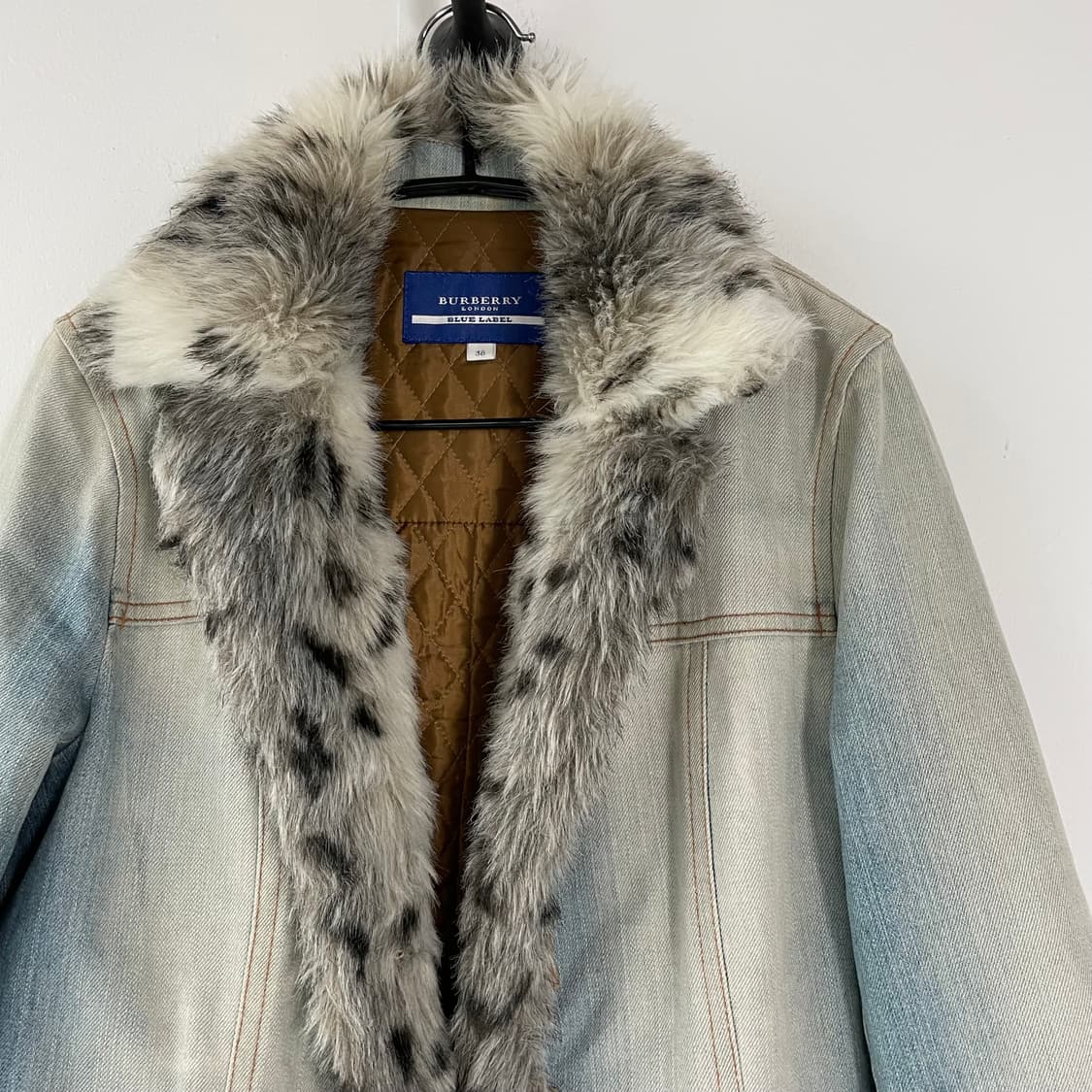 버버리 데님 퍼 자켓 상품이미지1