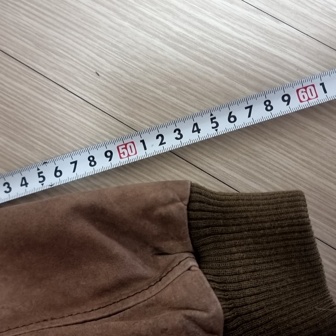 VIP 빈티지 브라운 가죽 봄버 자켓(95-100) 상품이미지8