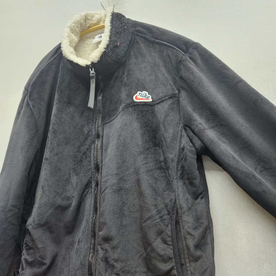 나이키 스웨이드 로고 집업(양털) L 상품이미지2
