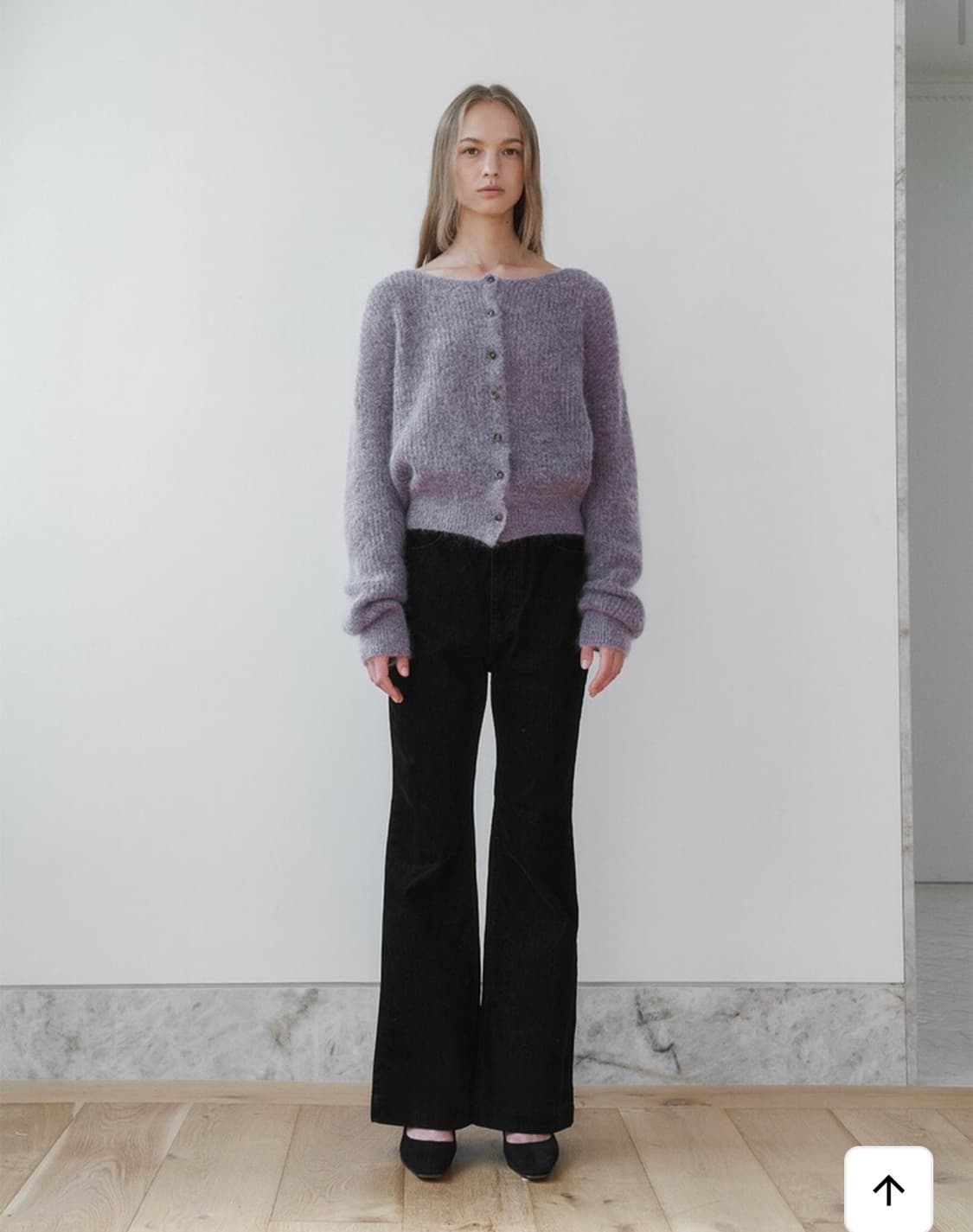 Nyhavn 니하운 블랙 벨벳데님팬츠 상품이미지1