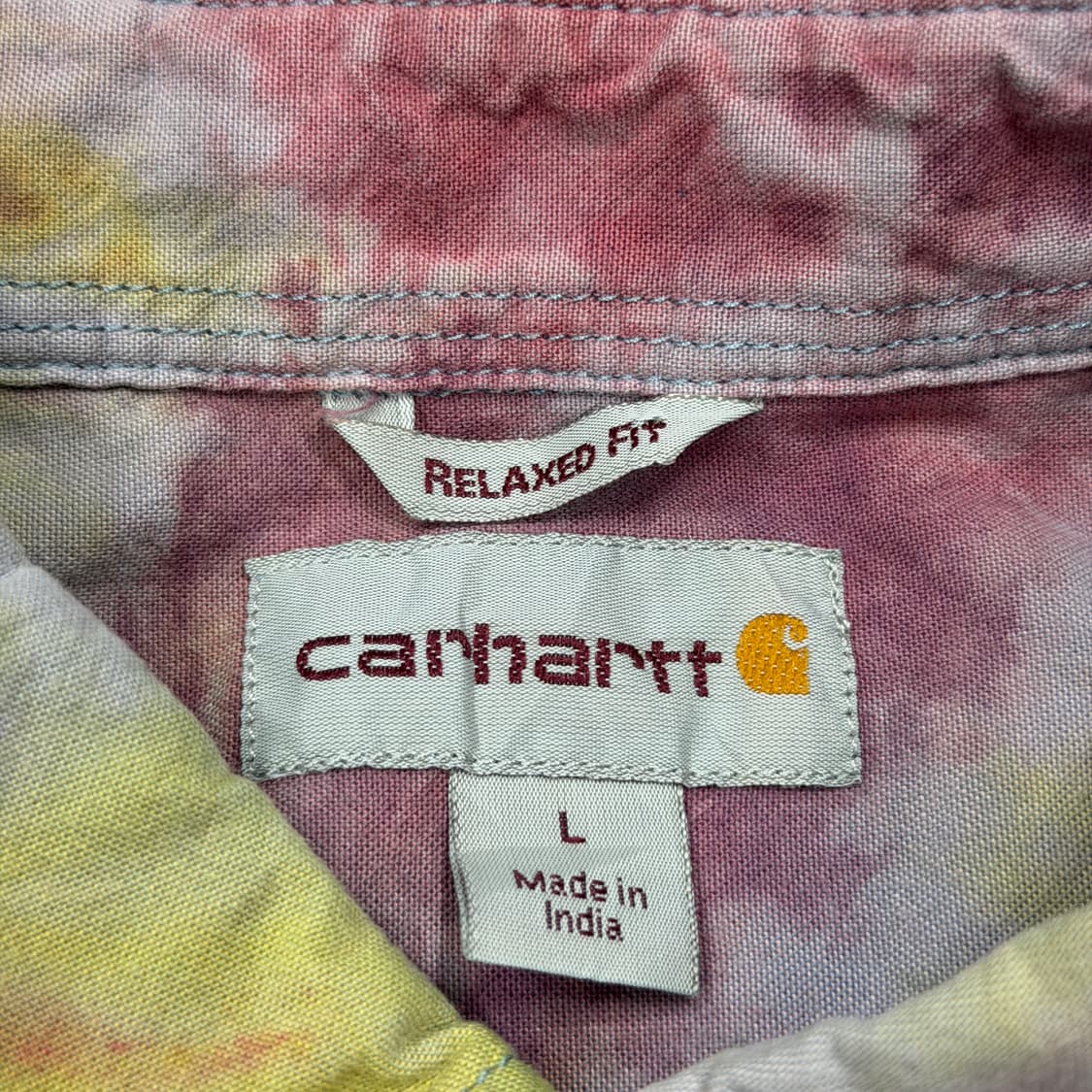 칼하트 빈티지 타이다이 나염 남방 셔츠 L 상품이미지4