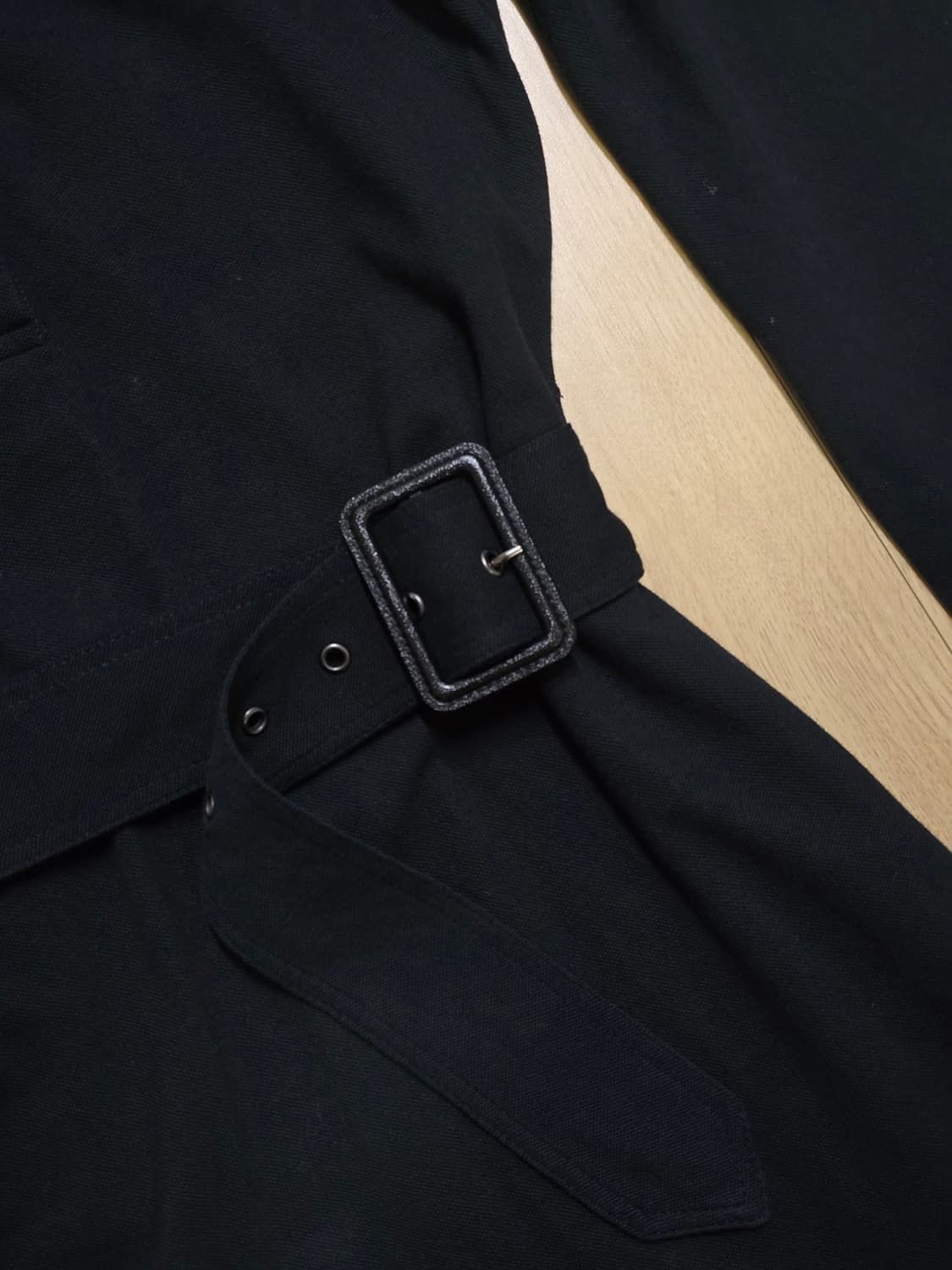 Burberry 버버리 블랙 벨티드 미디 원피스 S 상품이미지1