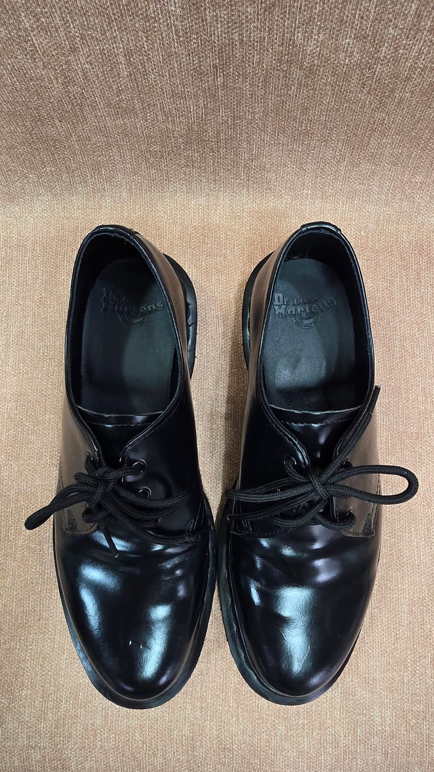 
닥터마틴 미착용 275mm- 1461 모노 3홀 블랙 가죽 구두 상품이미지2