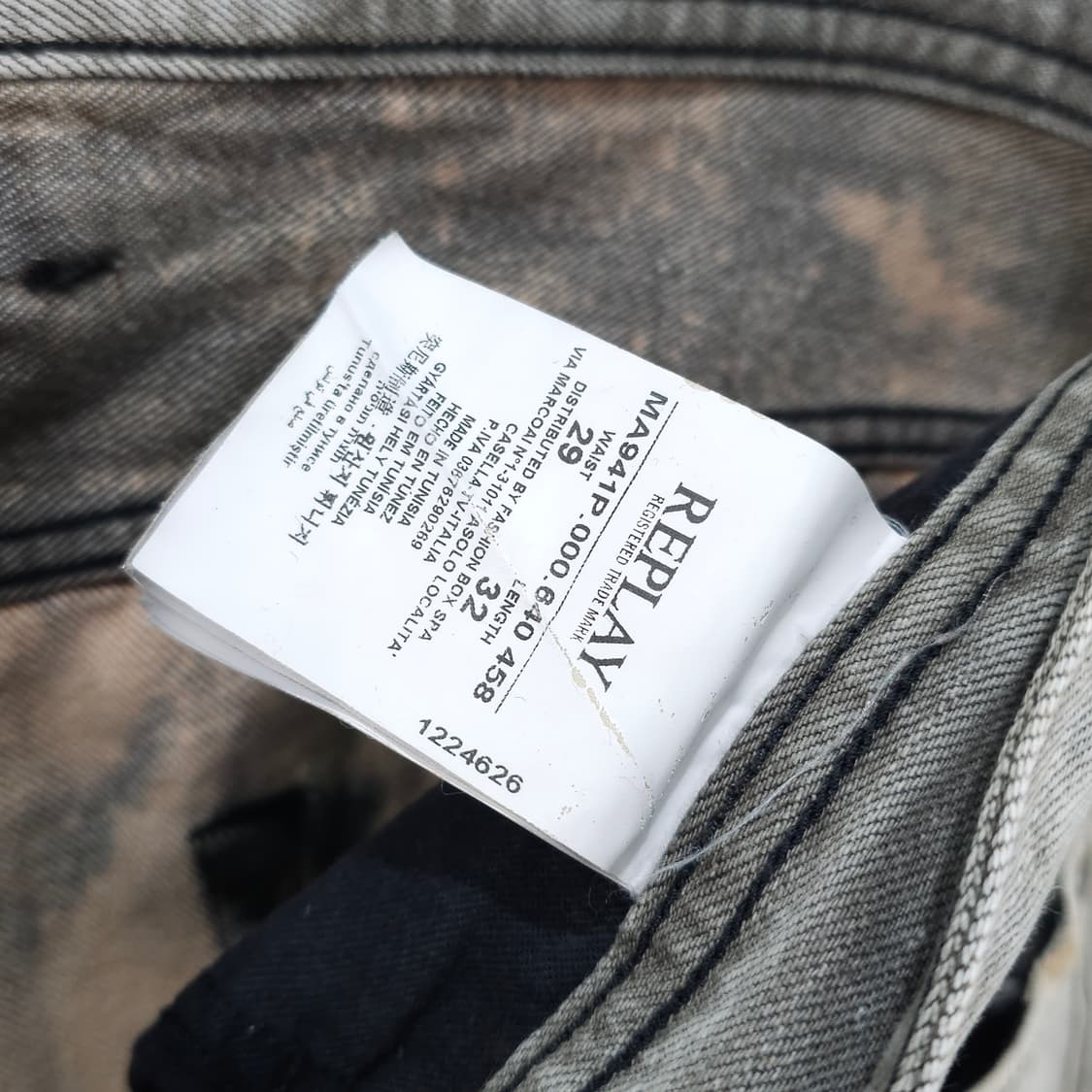 REPLAY 빈티지가공 데님팬츠- 29 상품이미지9