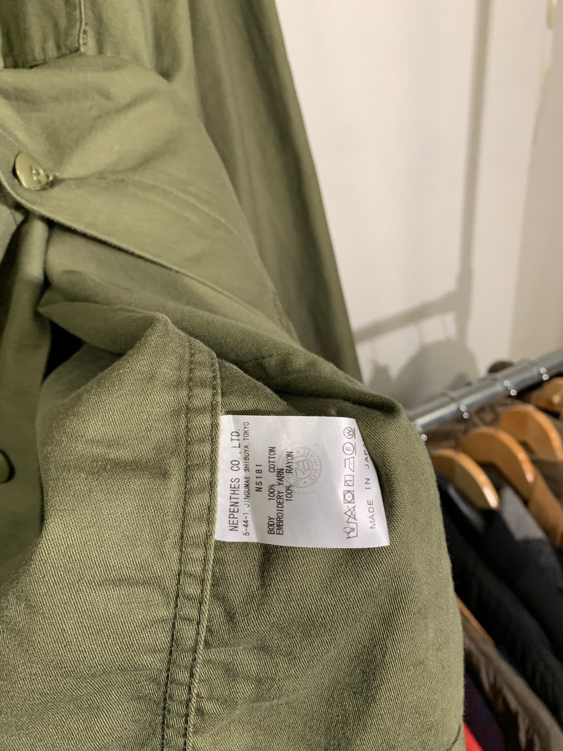 니들스 커버올 자켓 올리브 상품이미지5