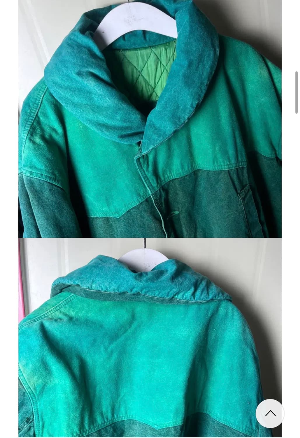 90s 재팬빈티지 덕캔버스 퍼프 자켓 상품이미지2