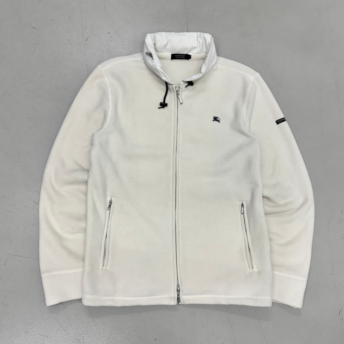 버버리 제팬 블랙라벨 투웨이 플리스 자켓 화이트 상품이미지2