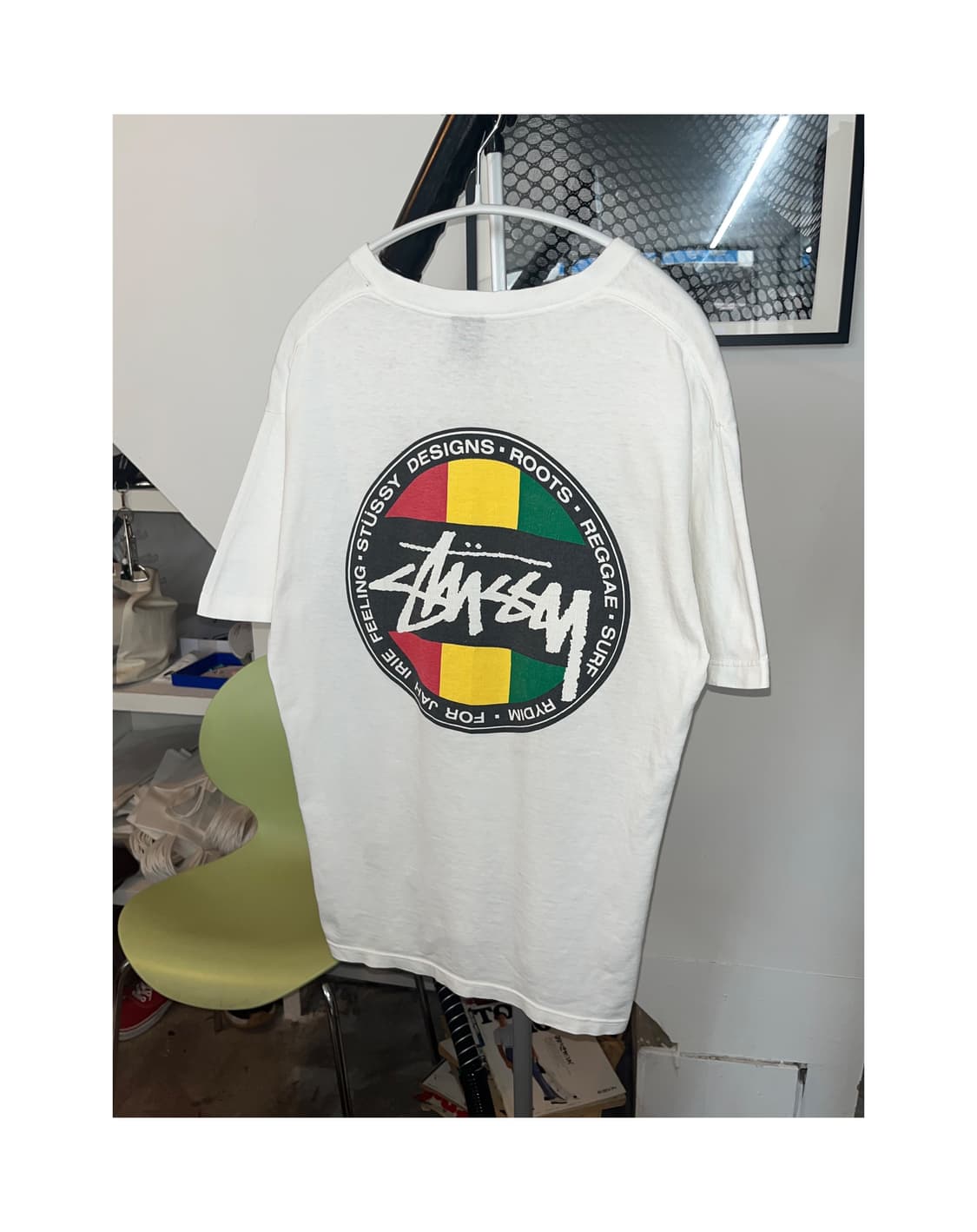 90-00‘s Stüssy Rasta T-Shirt  상품이미지1