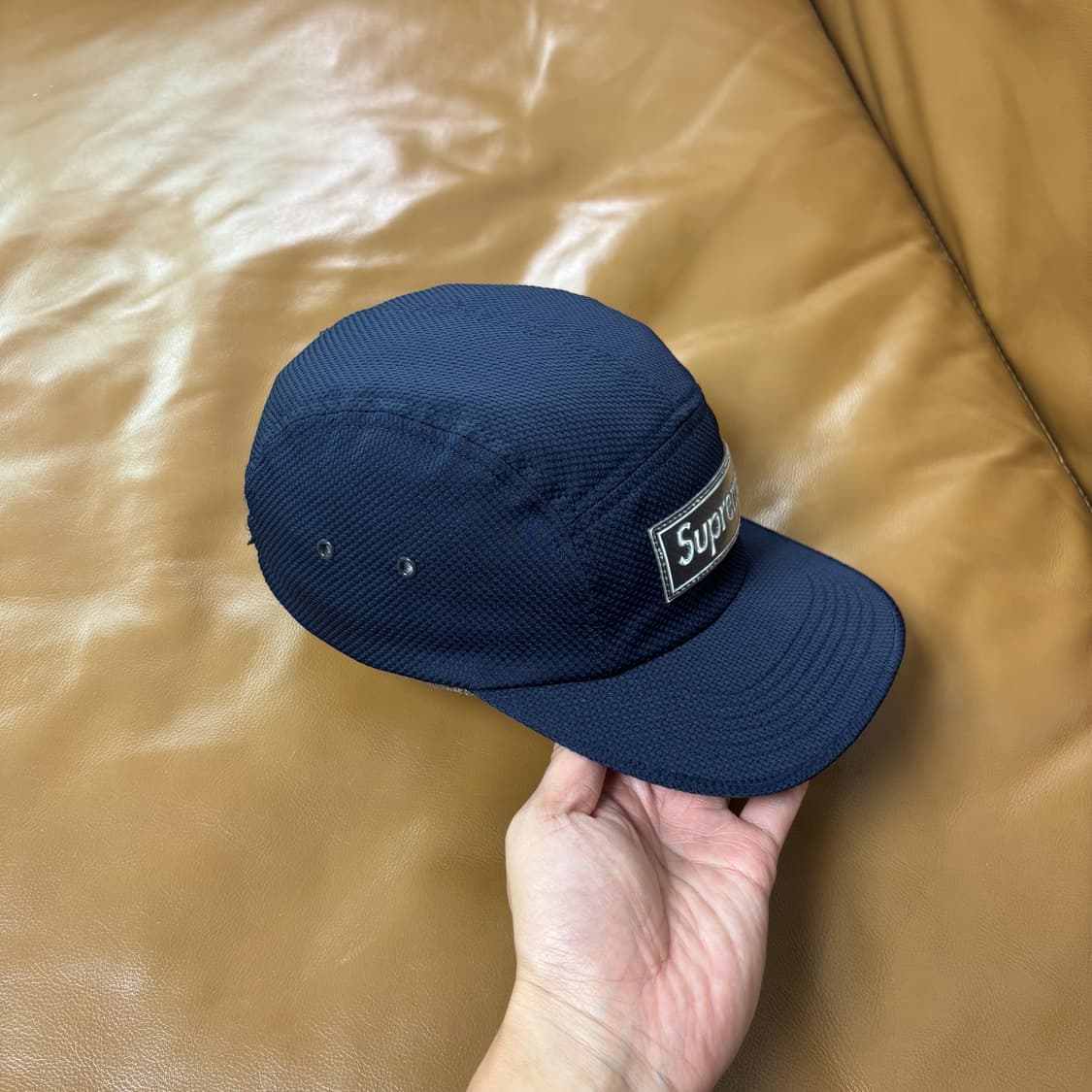 Supreme 슈프림 네이비 캠프캡 모자 (Navy) 상품이미지3