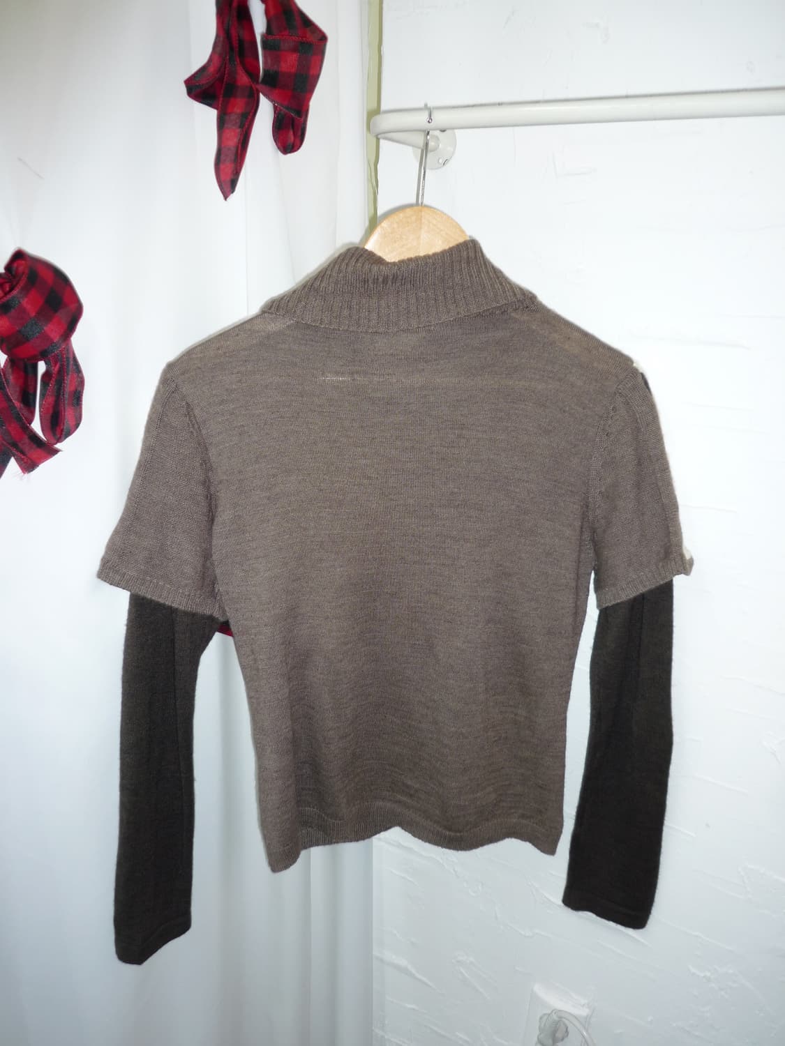 soft brown layerd knit 상품이미지6