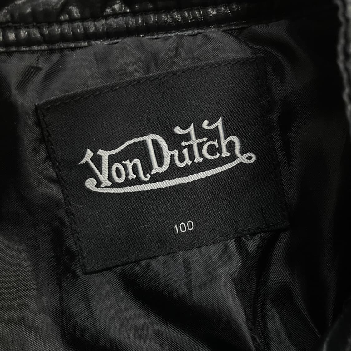 본 더치 Vondutch 글로시 경량 패딩 자켓 블랙 상품이미지3