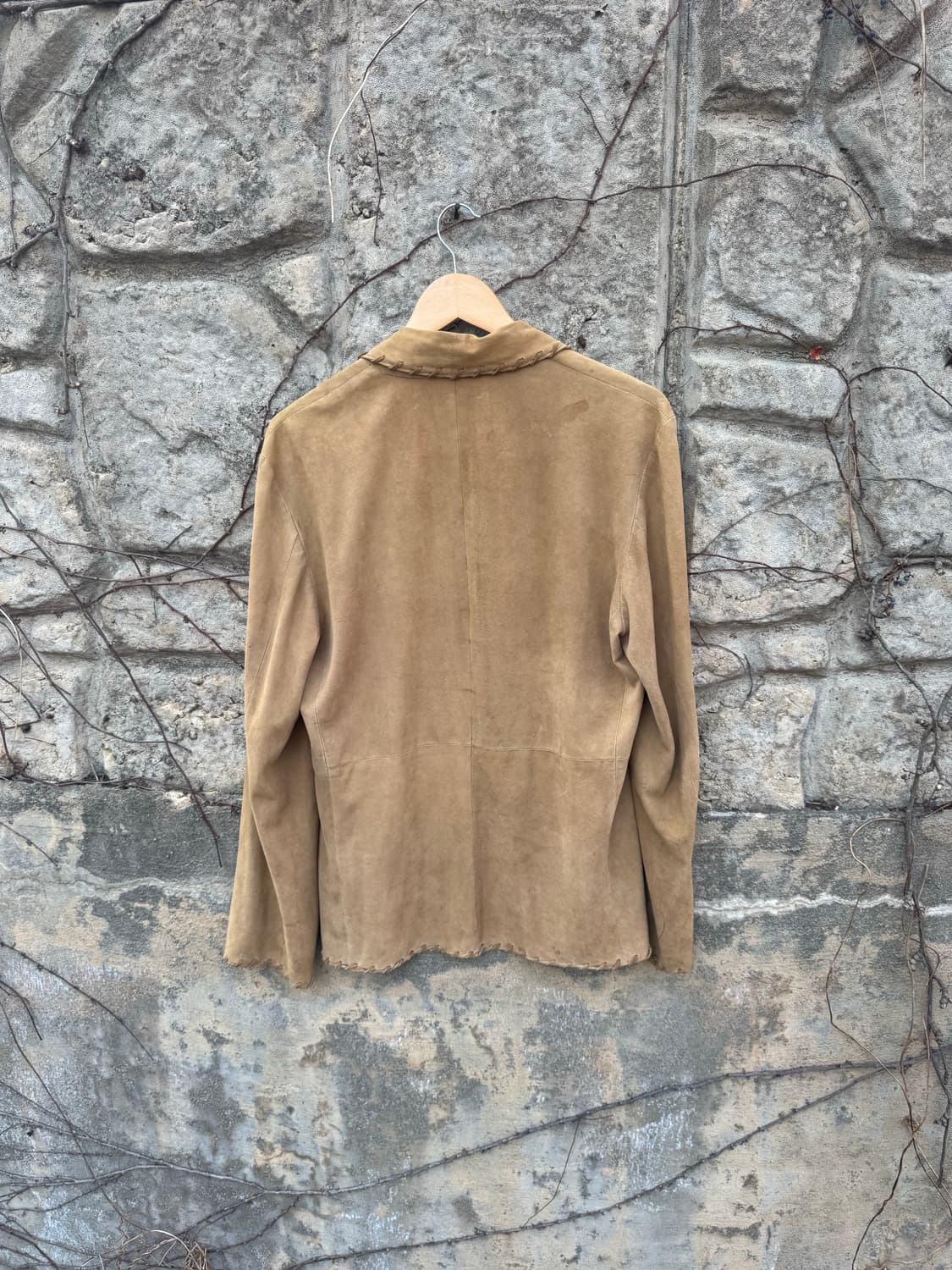 80~90s 폴로 랄프로렌 빈티지 스웨이드 웨스턴 가죽 자켓 상품이미지2