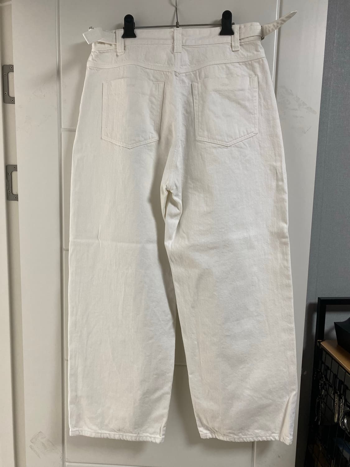 [2] 노운 와이드 팬츠 화이트 상품이미지6