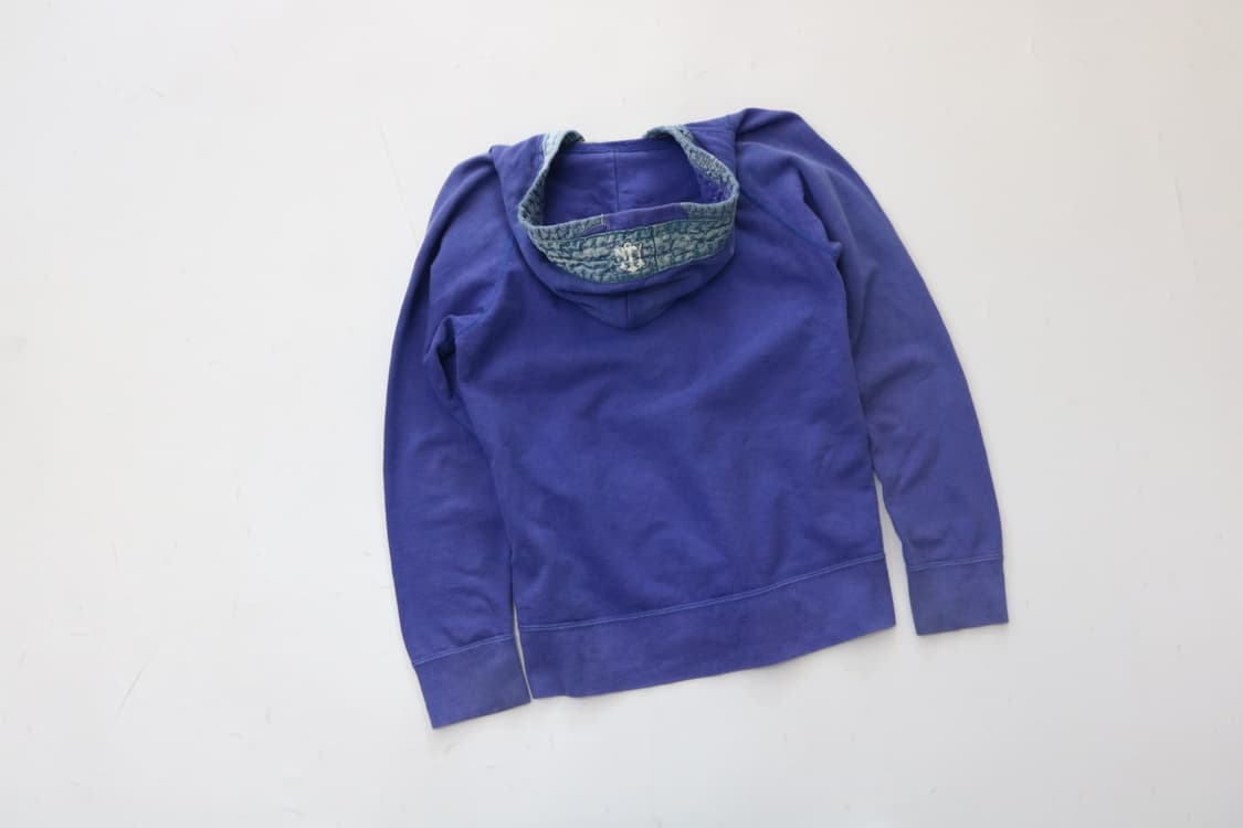 Denim Dungaree 데님앤던가리 빈티지 네이비 후드 가디건 상품이미지8