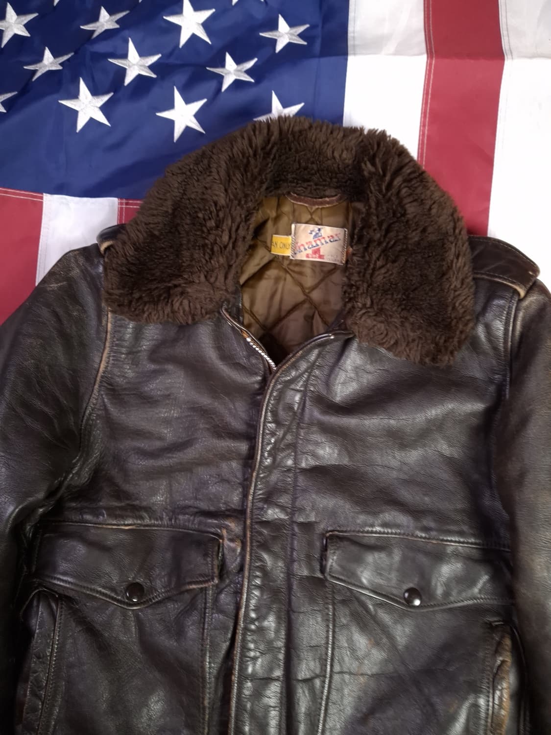 오리지날 60~70's 미국제조 G-1 TYPE 항공점퍼 상품이미지2