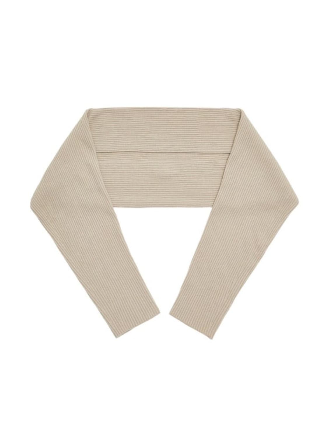 아모멘토 볼레로머플러가디건 아이보리 상품이미지2