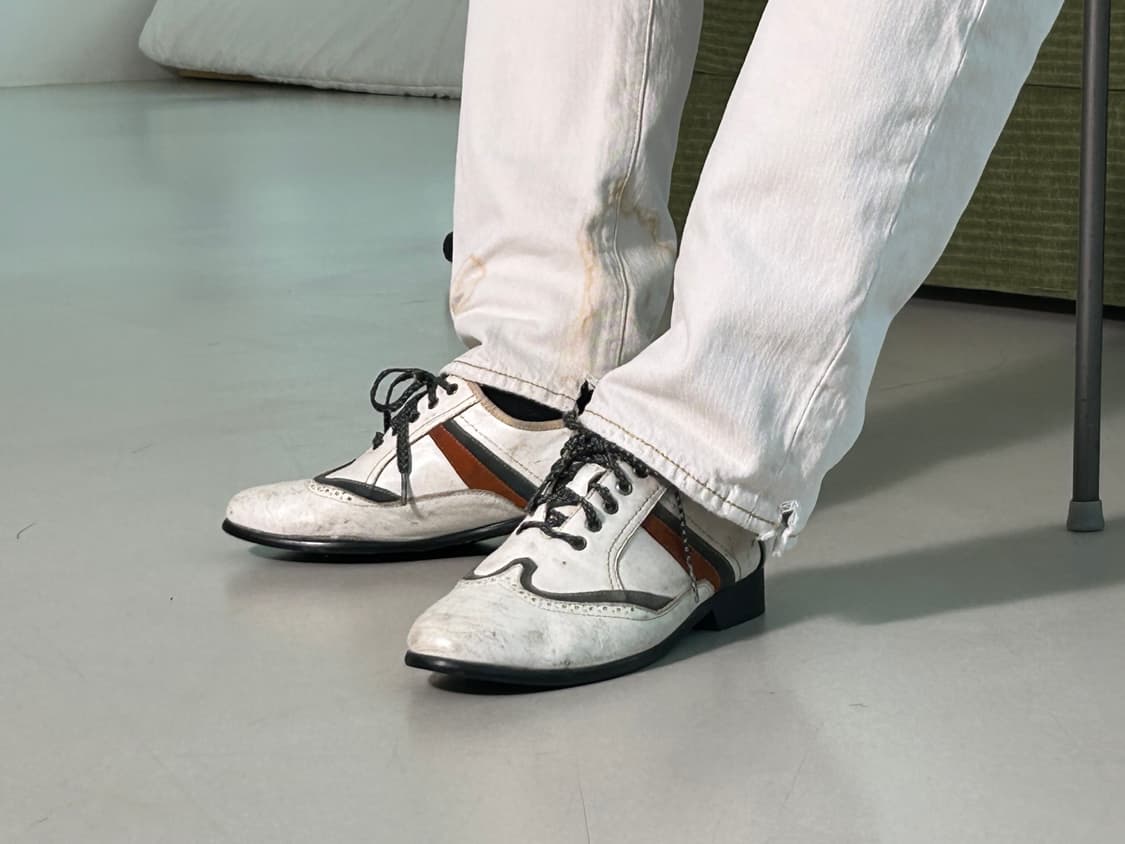 빈티지 트리컬러 옥스포드 구두 상품이미지1