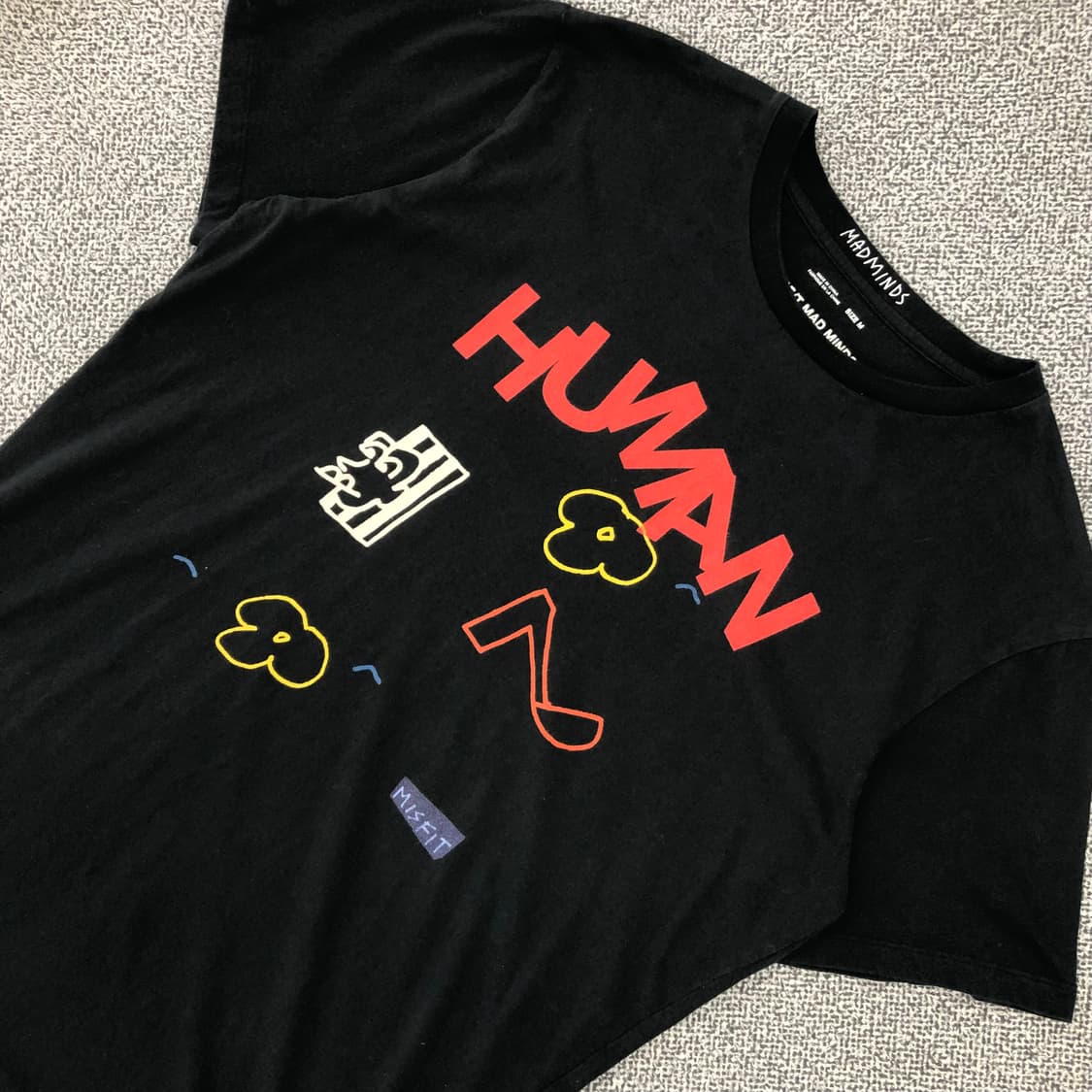 Misfit HUMAN 프린팅 티셔츠 상품이미지2