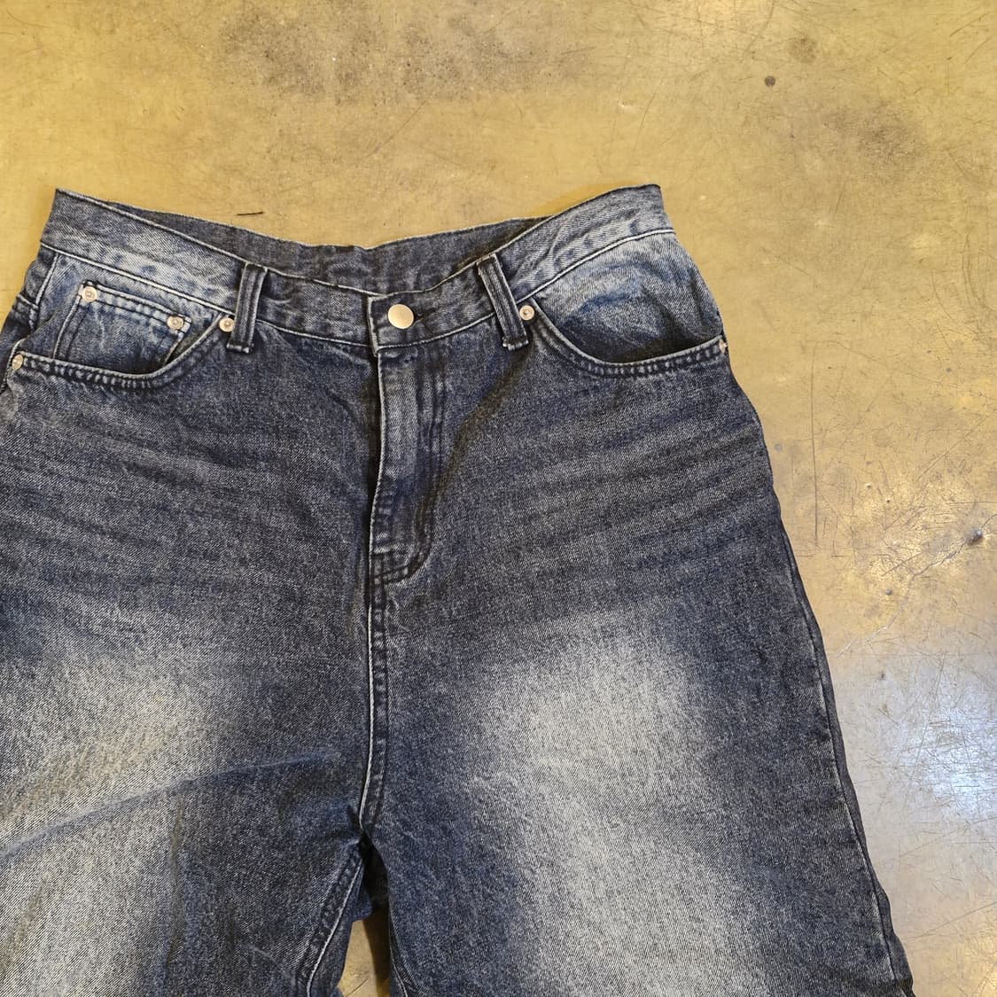 세미 벌룬 와이드핏 데님 32~33인치 상품이미지2